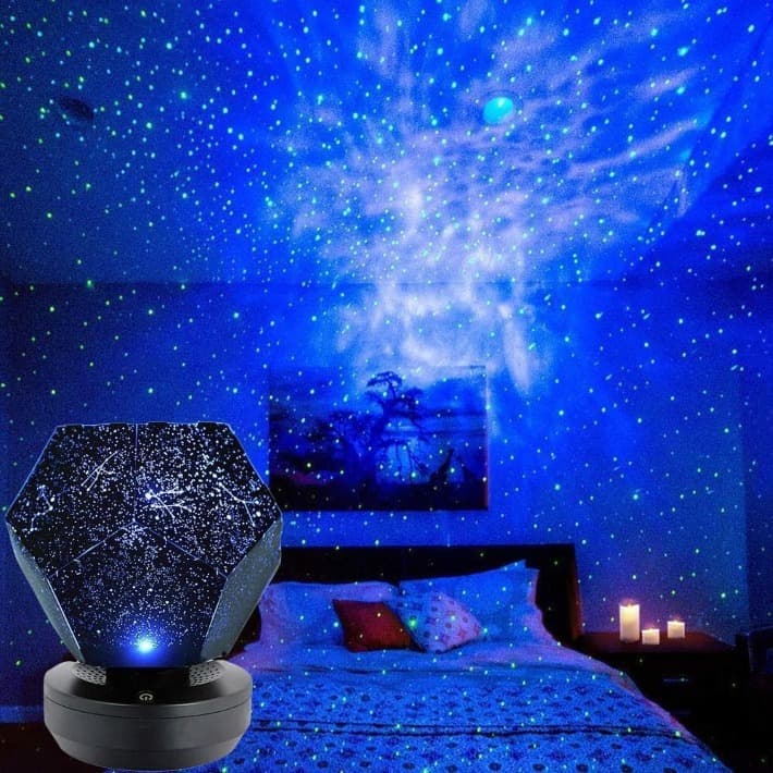 Night stars fashion bedroom lamp